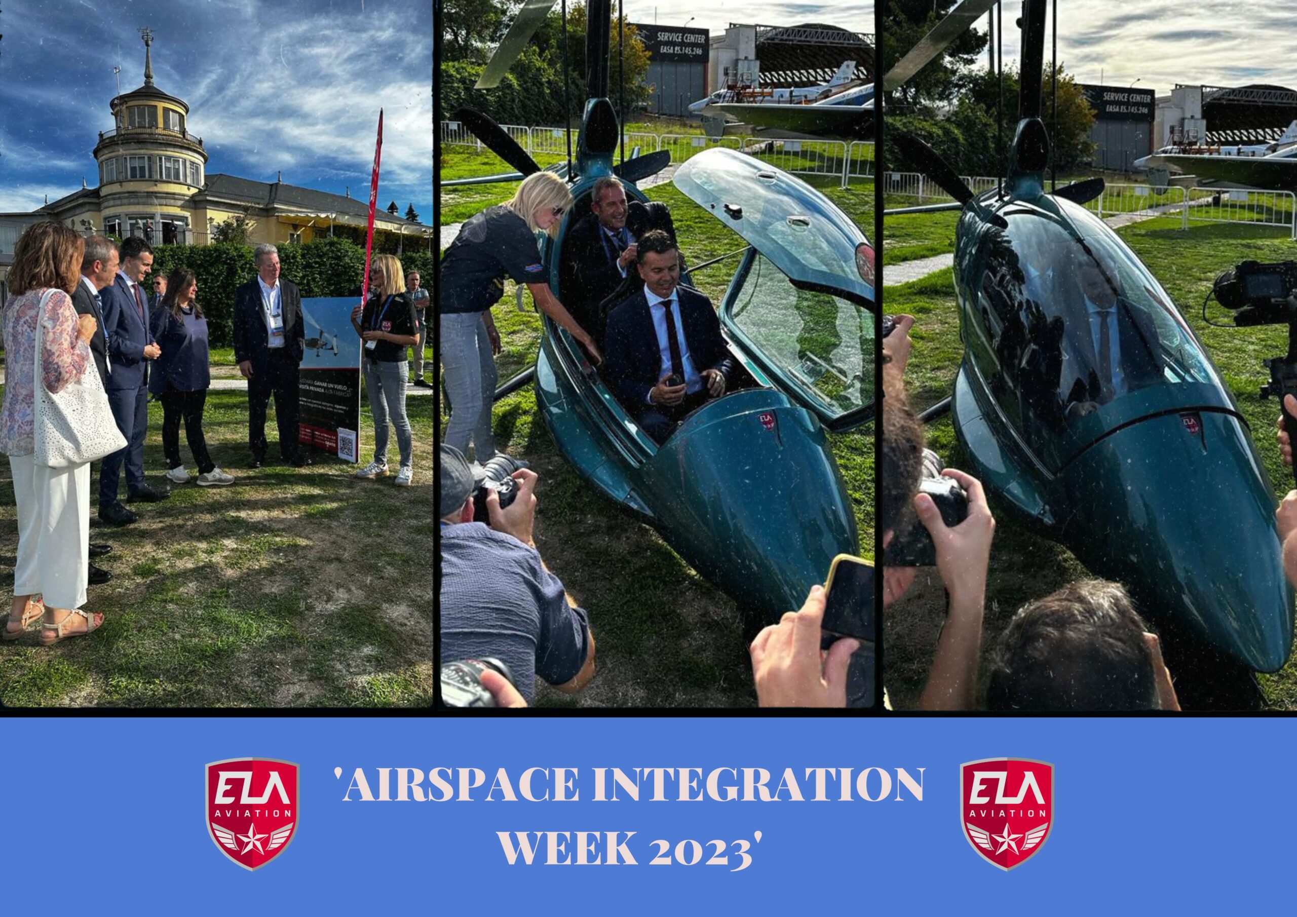 «ELA Aviación Brilla en la ‘Airspace Integration Week’ de Madrid con el Firme Apoyo del Ministro de Industria»